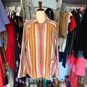 Pendleton Striped Jacket - Size XL